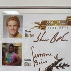 Simone Biles Katie Ledecky 2014 Sullivan Award Signed Autographed Auto Jsa Coa