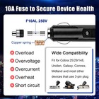 Cb Radio Power Cable 3-pin Plug   Car Cigarette Lighter Socket 12v For Uniden