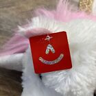 Aurora Unicorn Plush 14    White Pink Stuffed Animal New W Tags