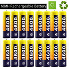 4-20packs Battery 1 2v Nimh Rechargeable Aa Aaa All-purpose Battery 2600 4600mah