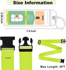 8 Pack Luggage Straps Cruise Tags Set Green Suitcase Belt Tsa Approved Travel
