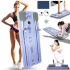 Pilates Reformer Set Home Ab Machine Workout Pushup Board Gym Fitness Equipment