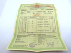 Rolex Vintage Chronometer Card  certificate   Holder Original Price  Tag 1969