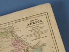Antique 1839 Hand-colored Map Of Africa  Stiles  Sherman   Smith