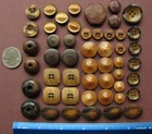 Antique Vintage Vegetable Ivory Buttons Vi 50 Pcs Sets Pairs Matching   Lot 1
