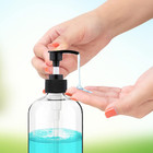 Empty Plastic Pump Bottles Dispenser 4 Pack 16oz 500ml Portable Clear Bpa-free