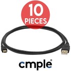 10 Pack Mini Usb 6 Feet Cable A To B Usb Cord Data Sync Charge Gps Dvr Arduino