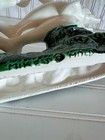 Ceramic Pottery Pod Of Five Swimming Dolphins Waves Figurine Mikes Molds Large