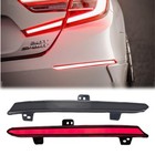 Led Reflector Lights For 10th Gen Honda Accord Rear Bumper 2018-2022 Smoked Lens