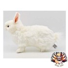New Hansa Arctic Hare Plush Toy White Rabbit Japan Gift