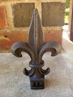 Fleur De Lis Finial  Cast Iron  Spear  Finial  Ornamental Fence Topper  Fencing
