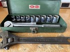 S-k Wayne 1 2 Drive Socket Set Ratchet Extension Original Metal Box Usa