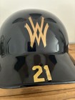 Vintage Nike Wvu West Virginia Mountaineers Game Issued Baseball Helmet Unused