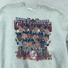 Vintage New York Yankees 1996 World Series Caricature Sweatshirt Fits M Baseball