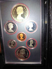 1981 Canada Royal Canadian Mint - 7 Coin Double Dollar Proof Set  Case Box   Coa