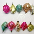 Vintage Glass Christmas Tree Ornament Decoration Soviet Ussr     501