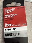Milwaukee 48-20-5215 1-9 16 In  Sds-plus Core Bit New