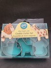 Wilton 3 Piece Noah s Ark Metal Cookie Cutter Set New In Box Baking Kitchen Tool