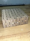 Vintage Chinese Hand Carved Stone Seal   Dragon Porcelain Red Wax Pad In Box