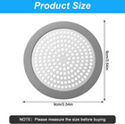 Flat Shower Drain Hair Catcher 3 5in Steel Shower Drain Cover Hair Catcher