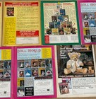 1980s Doll World Magazine Lot Of 7 Issues Including 3 Omnibook Issues