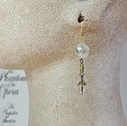 Phantom Of The Opera Earrings W stage Used Beads From Chandelier