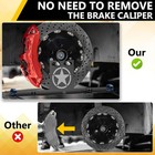 Heavy-duty Toe Alignment Plate Tool     No Caliper Removal Needed  Includes 2 Impe