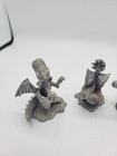 Vintage Rawcliffe Pewter Dragon Family Lot Of 4 Rf136 Rf140 Rf1627 Rf1628