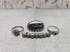 Sterling Silver 925 Scrap Wearable Jewelry Lot Brooch Rings