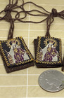 Escapulario Virgen Del Carmen   Scapular Mount Carmel   3 Pc