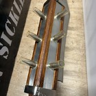 29    Barbarian Sickle Bk1200 Medieval Weapon Display Wood Stainless Steel W  Box