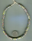 African Trade Beads Vintage Antique Venetian Old Glass Beads Matched Millefiori