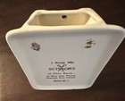 Vintage Porcelain Scissors Keeper Wall Pocket Stand Alone Or Hang 6 5    X 4 5    Va