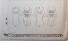 Vogue 9346 Vintage Retro Dress Yolk Back Tuck Sewing Pattern Size 14-22 Uc