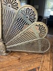 Vintage Brass Pineapple Fire Screen