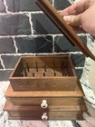 Vintage Wooden Thread Sewing Box