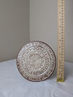 Vintage Frankoma Cherokee Alphabet Pottery Ceramic Round Trivet Native American