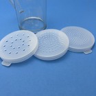 New Winco Pdg-10 10 Oz Polycarbonate Dredge W  3 Snap-on Lids