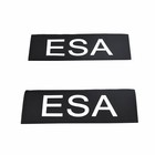 2 Pack Reflective Service Dog Patches With Hook Back For Pet Collar Vest Harn   