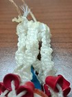 Vintage Handmade Macrame Christmas Tree Ornament