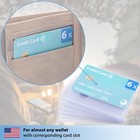 Credit Card Sleeves - 6 Pack - Transparent Plastic Protector Sleeves