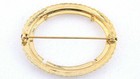 40x30 40mm X 30mm Cabochon Cab Gemstone Gem Goldplated Pin Brooch Mounting Cf5