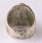 Wwii Skull Ww2 Ring War Period Ww1 Wwi Battlefield Artifact Military Silverplate