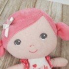 Baby Starters Lovey Security Plush Doll Giggle Pink Heart Pig Tails
