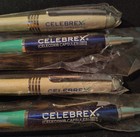 Pharmaceutical Drug Rep Promo Lot Of 4 Metal Celebrex Pens In Plastic Wrapping