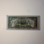 Series 1934a  5 Hawaii Overprint Federal Reserve Note Circulated Ungraded