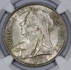 1898 Great Britain Silver Half Crown Ngc Ms 63 1 2c