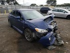 2015 Subaru Impreza Wrx Left Driver Side Rear Door Vent Glass Window 62012va310
