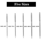 100pcs Flat Shank Home Universal Sewing Machine Needle 18 110 Fit For Singer
