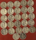 27 Silver Mercury Dimes 10c Collection Set Coins  Absolutely Stunning Pieces  